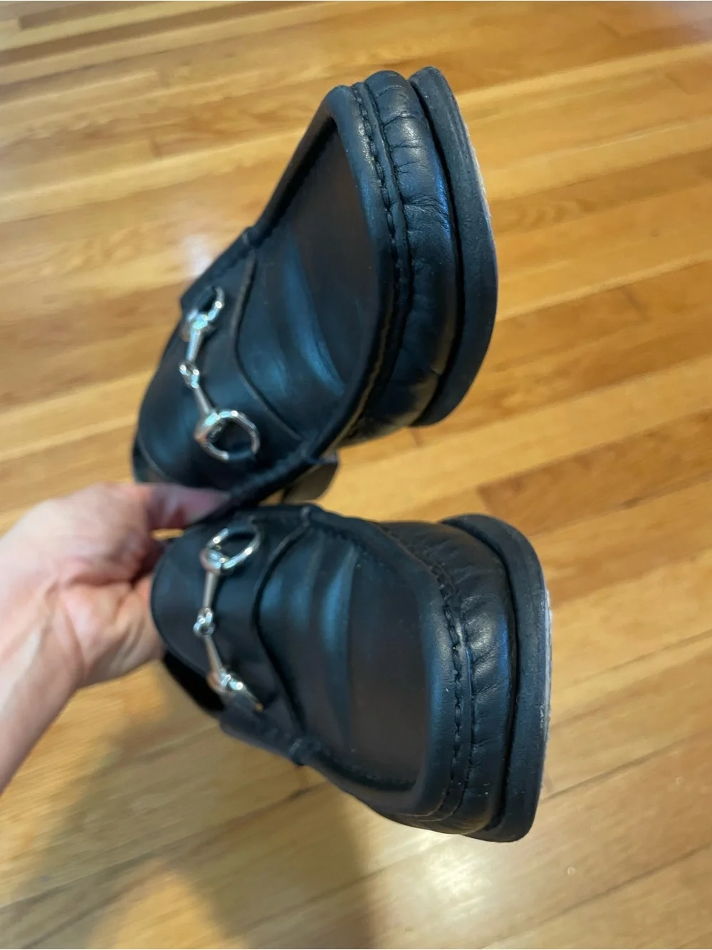 Gucci Horsebit Loafers vintage black